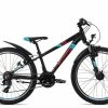 Axess STIPE STREET 24 2022 -Trekkingbikes Verkäufe axess stipe street 24 black matt red blue 87671 01