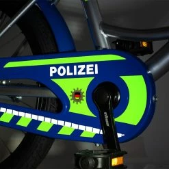 Bachtenkirch Polizei 14 Wave | 25 Cm | Blau Silber | 14 Zoll -Trekkingbikes Verkäufe bachtenkirch kinderfahrrad 14 zoll polizei 81283 05