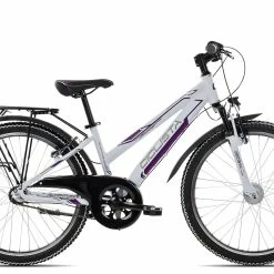 Ciclista Adventure 3 24 Trapez | 34 Cm | White Violet Grey | 24 Zoll