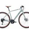 Cube Hyde 2022 -Trekkingbikes Verkäufe cube hyde green n grey 85387 01
