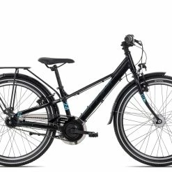 SCool TroX EVO Alloy 24-7 | 31 Cm | Black/cyan Matt | 24 Zoll